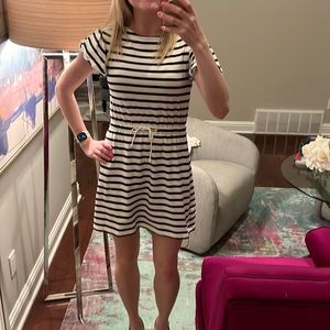 Nautical Kate Spade Dress with ruffle sleeves